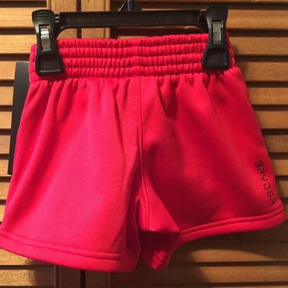 Spyder Red and Black Shorts - Picture 4 of 8